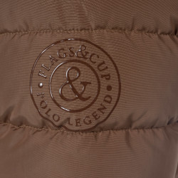 Damenparka Sarnia Flags & Cup Mokka Braun