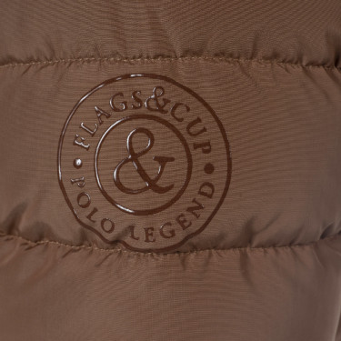 Damenparka Sarnia Flags & Cup Mokka Braun