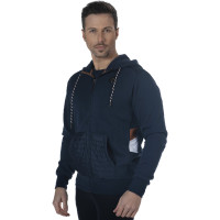Herren-Kapuzenjacke Gambo Flags & Cup Marineblau Herren-Kapuzenjacke Gambo Flags & Cup Marineblau