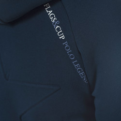 Damen-Kapuzenjacke Tazlina Flags & Cup Marineblau