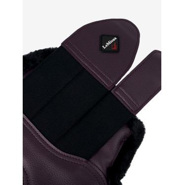 Lemieux Gamaschen Komfort Fell Feige Lila