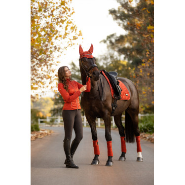 LeMieux Loire Memory Dressur Schabracke Sienna Rot