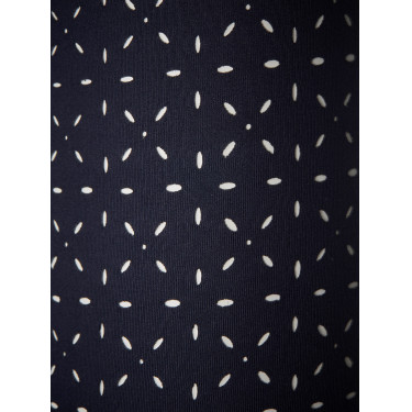 Wettkampf-Poloshirt LeMieux Olivia Langarm Marineblau