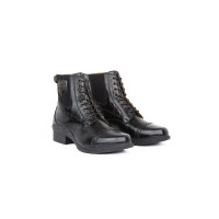 Boots Cuir lacets devant Jupiter femme B Vertigo Noir