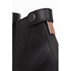 Lederstiefel Rosa mit Reißverschluss vorne Horze Lederstiefel Rosa mit Reißverschluss vorne Horze