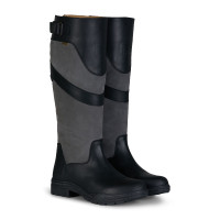Wasserdichte Stiefel Landstil Damen Waterford Horze Schwarz / Grau