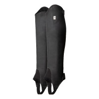 Leder-Mini-Chaps für Jugendliche Ronda Horze Schwarz Leder-Mini-Chaps für Jugendliche Ronda Horze Schwarz