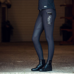 Reitleggings mit Gürtelschlaufen Gia Damen B Vertigo Dunkelmarineblau Reitleggings mit Gürtelschlaufen Gia Damen B Vertigo Dunkelmarineblau