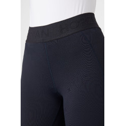 Reithose mit Vollbesatz aus Silikon Madison Damen Horze Dunkelmarineblau