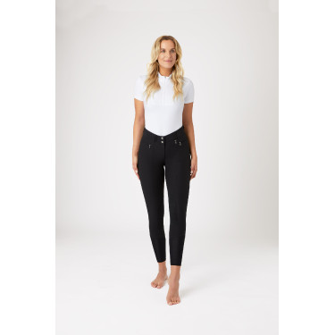 Leichte Reithose mit elastischen Lederbesätzen Angelina Damen Horze Leichte Reithose mit elastischen Lederbesätzen Angelina Damen Horze
