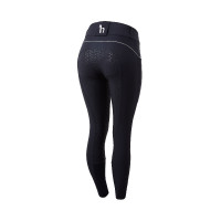 Reithose mit hohem Bund und Vollbesatz aus Silikon Aubrey Damen Horze Dunkelmarineblau
