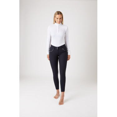 Reithose mit hohem Bund und Vollbesatz aus Silikon Aubrey Damen Horze Reithose mit hohem Bund und Vollbesatz aus Silikon Aubrey Damen Horze