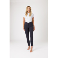 Horze Damenreithose Désirée mit Silikon-Vollbesatz und hoher Taille Dunkelmarineblau Horze Damenreithose Désirée mit Silikon-Vollbesatz und hoher Taille Dunkelmarineblau