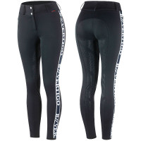 Funktionale Reithose mit hohem Bund und Vollbesatz aus Silikon Angelika Damen B Vertigo Dunkelmarineblau