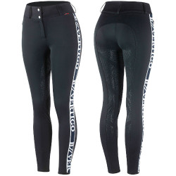 Funktionale Reithose mit hohem Bund und Vollbesatz aus Silikon Angelika Damen B Vertigo