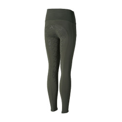 Gillian Kinder-Vollbesatz-Leggings Horze Khakigrüner Käfer Grün Gillian Kinder-Vollbesatz-Leggings Horze Khakigrüner Käfer Grün