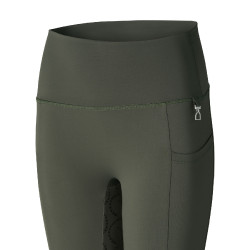 Gillian Kinder-Vollbesatz-Leggings Horze Khakigrüner Käfer Grün Gillian Kinder-Vollbesatz-Leggings Horze Khakigrüner Käfer Grün