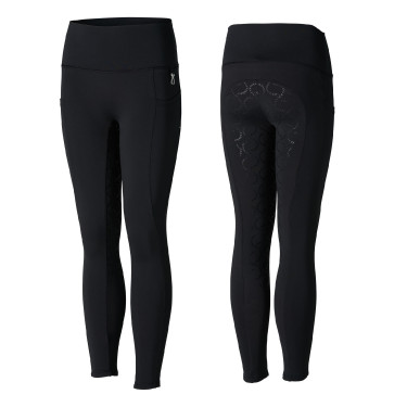 Gillian Kinder-Vollbesatz-Leggings Horze Schwarz