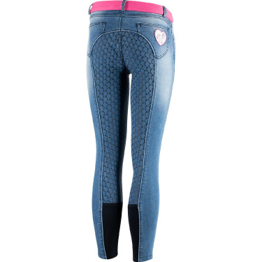 Reithose Jeans Vollbesatz Silikon Poppy Kinder Horze Reithose Jeans Vollbesatz Silikon Poppy Kinder Horze