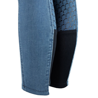 Reithose Jeans Vollbesatz Silikon Poppy Kinder Horze Reithose Jeans Vollbesatz Silikon Poppy Kinder Horze