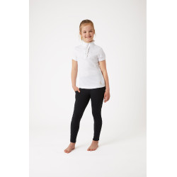 Wettkampf-Poloshirt mit kurzen Ärmeln und Rüschen Christel Kinder Horze Wettkampf-Poloshirt mit kurzen Ärmeln und Rüschen Christel Kinder Horze