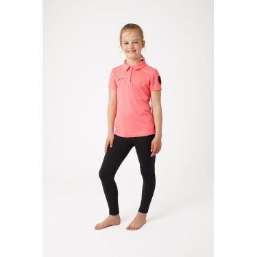 Kurzarm-Funktionspolo Denise Kinder Horze Pink Rosa