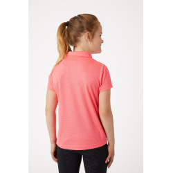 Kurzarm-Funktionspolo Denise Kinder Horze Pink Rosa