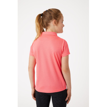 Kurzarm-Funktionspolo Denise Kinder Horze Pink Rosa