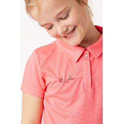 Kurzarm-Funktionspolo Denise Kinder Horze Pink Rosa