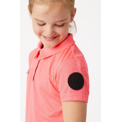 Kurzarm-Funktionspolo Denise Kinder Horze Pink Rosa