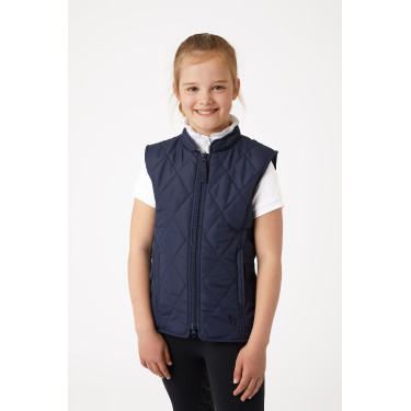 Klassische gesteppte Kinderweste Horze Dunkelblauer Peacoat Klassische gesteppte Kinderweste Horze Dunkelblauer Peacoat