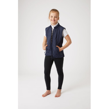 Klassische gesteppte Kinderweste Horze Dunkelblauer Peacoat Klassische gesteppte Kinderweste Horze Dunkelblauer Peacoat