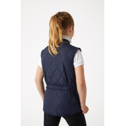 Klassische gesteppte Kinderweste Horze Dunkelblauer Peacoat Klassische gesteppte Kinderweste Horze Dunkelblauer Peacoat