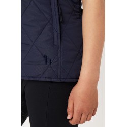 Klassische gesteppte Kinderweste Horze Dunkelblauer Peacoat Klassische gesteppte Kinderweste Horze Dunkelblauer Peacoat