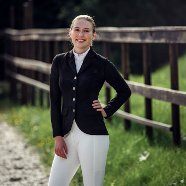 Wettkampfjacke mit Mesh Gabrielle Damen B Vertigo Schwarz Wettkampfjacke mit Mesh Gabrielle Damen B Vertigo Schwarz