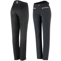 Reithose mit Silikondruck Adeline Damen Horze Schwarz