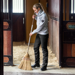 Reithose mit Silikondruck Adeline Damen Horze Schwarz