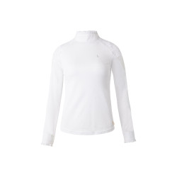 Wettkampf-Poloshirt aus Spitze mit langen Ärmeln Sylvie Horze Wettkampf-Poloshirt aus Spitze mit langen Ärmeln Sylvie Horze