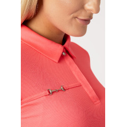 Funktionelles Damen-Kurzarm-Poloshirt Denise Horze Funktionelles Damen-Kurzarm-Poloshirt Denise Horze
