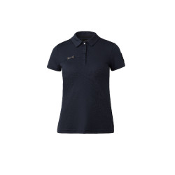 Funktionelles Damen-Kurzarm-Poloshirt Denise Horze Dunkelmarineblau Funktionelles Damen-Kurzarm-Poloshirt Denise Horze Dunkelmarineblau