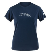 Wettkampf-Poloshirt kurzarm Daniele Damen B Vertigo Dunkelmarineblau