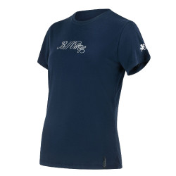 Wettkampf-Poloshirt kurzarm Daniele Damen B Vertigo Dunkelmarineblau