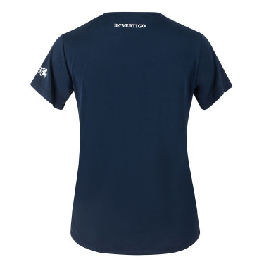 Wettkampf-Poloshirt kurzarm Daniele Damen B Vertigo Dunkelmarineblau Wettkampf-Poloshirt kurzarm Daniele Damen B Vertigo Dunkelmarineblau