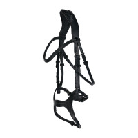 Anatomisches Peckham-Halfter mit Horze-Stickerei Schwarz Anatomisches Peckham-Halfter mit Horze-Stickerei Schwarz