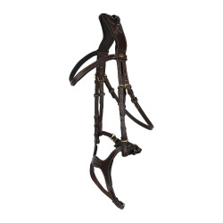 Anatomisches Peckham-Halfter mit Horze-Stickerei Anatomisches Peckham-Halfter mit Horze-Stickerei