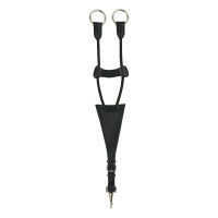 Flèche de Martingale en cuir Wimbledon Horze Noir