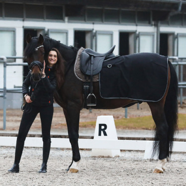 Abschwitzdecke Fleece Kiel Horze Schwarz Abschwitzdecke Fleece Kiel Horze Schwarz