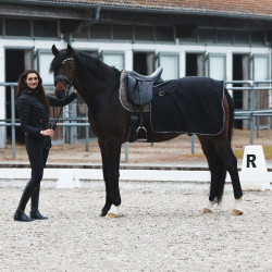 Abschwitzdecke Fleece Kiel Horze Schwarz Abschwitzdecke Fleece Kiel Horze Schwarz