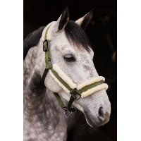 Marquess Halfter mit Kunstfellfutter Horze Ägäisblau Marquess Halfter mit Kunstfellfutter Horze Ägäisblau