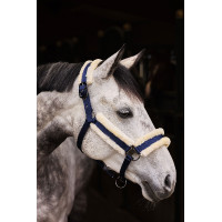 Marquess Halfter mit Kunstfellfutter Horze Ägäisblau Marquess Halfter mit Kunstfellfutter Horze Ägäisblau